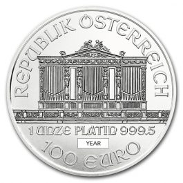 Prior Years Austrian Philharmonic Platinum Coin 1oz
