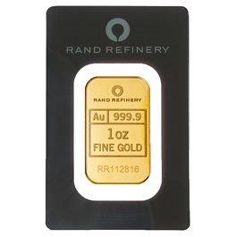 Rand Refinery Gold Bar 1oz Front
