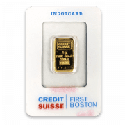 credit suisse gold bar front 1g