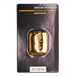 Argor-Heraeus Cast Gold Bar 50g
