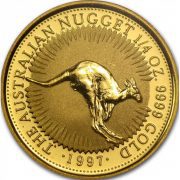 1997 Australian Kangaroo Gold coin 1-4oz