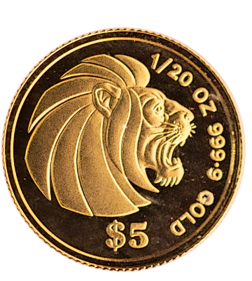 Prior Years Singapore Lion Gold Coin 1.20oz