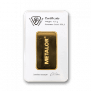 Metalor Gold Bar 100g-edited