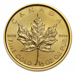 Prior Years Canadian Maple Leaf Gold Coin 1/2oz