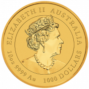 2022 Australian Lunar Tiger Gold Coin 1oz