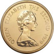 1979 Hong Kong $1000 Year of the Goat Proof Coin 15.92g (Back)