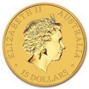 2014 Australian Kangaroo Gold coin 1-10oz back