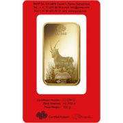 Pamp Suisse Lunar Goat Gold Bar 100g (Back)