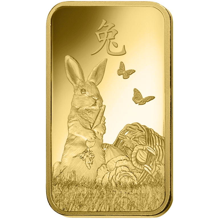2023 Pamp Suisse Lunar Rabbit Gold Bar 5g - GoldSilver Central Pte Ltd