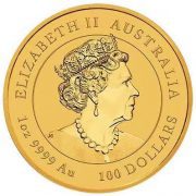 2023 Australian Lunar Rabbit Gold Coin 1oz_back