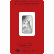 Pamp Suisse Lunar Rabbit Silver Bar 10g_Back