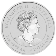 Australian Lunar Rabbit Silver Coin 2oz