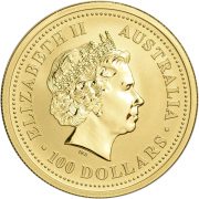 2004 Australian Lunar Monkey Gold Coin 1oz (Back)