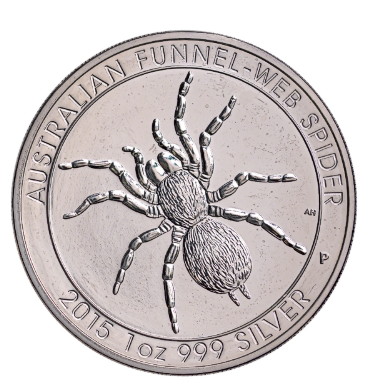 2015 Australian Funnel Web Spider Silver Coin 1oz