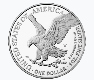 American Silver Eagle back