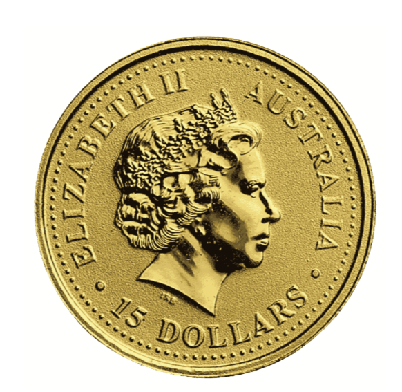 2000 Australian Nugget Gold Coin 1 10oz back