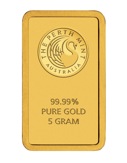 Perth Mint Minted Gold Bar 5g wo cert