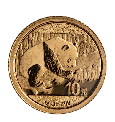 2016 China Panda Gold Coin 1g